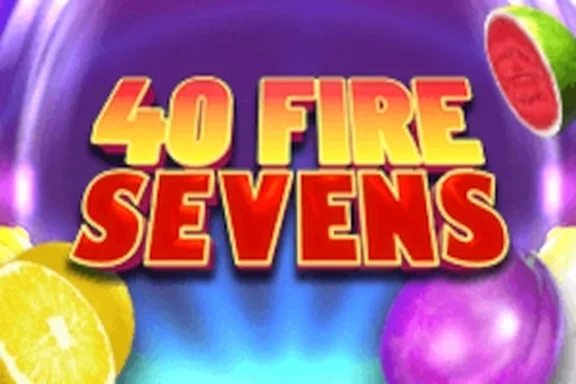 Capa do slot 40 Fire Sevens